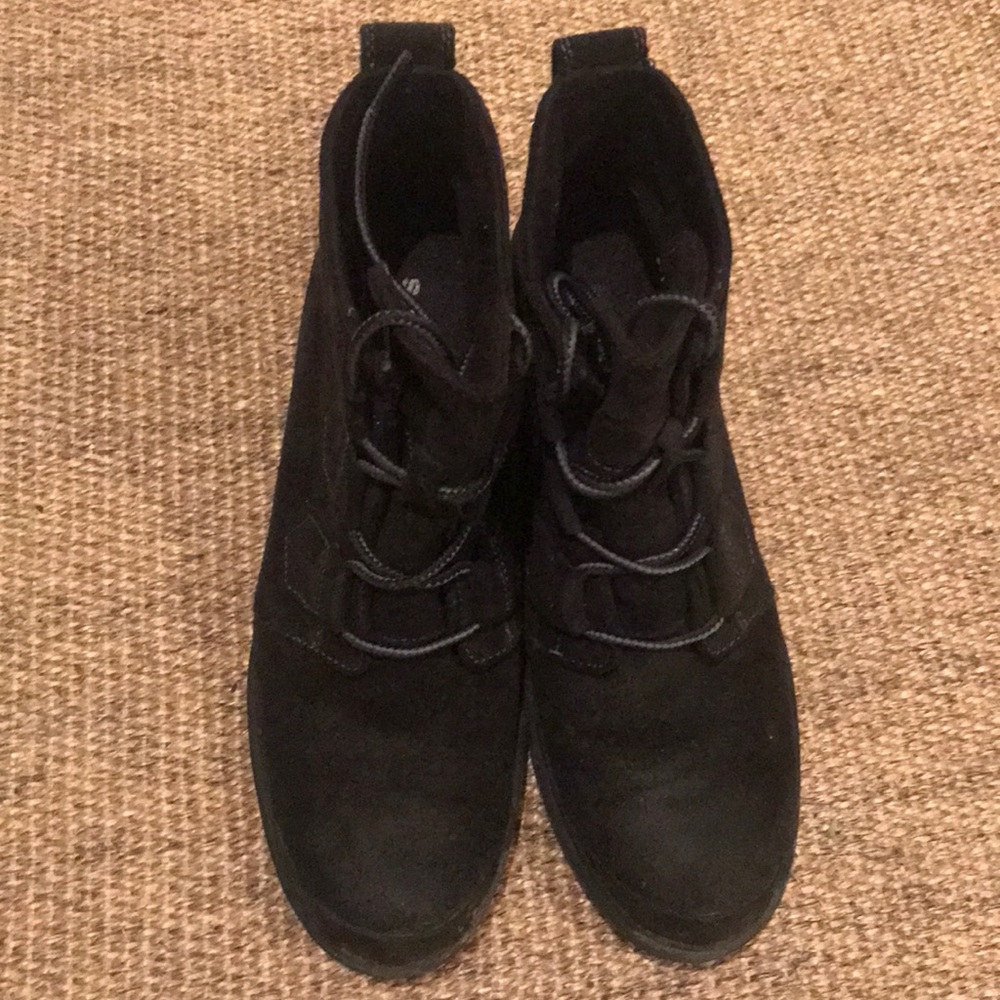 SOREL black winter boots.
